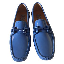 Salvatore Ferragamo Parigi Mocassins Hellblau