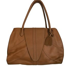 Sac à main Max Mara en cuir caramel Caramel