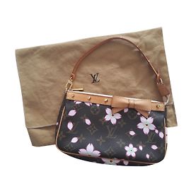 Pochette Louis Vuitton Cherry Blossom Marron