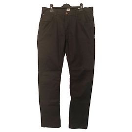 Autre Marque Dunkelgraue Baumwollhose aus Canvas Grösse 34 Anthrazitgrau
