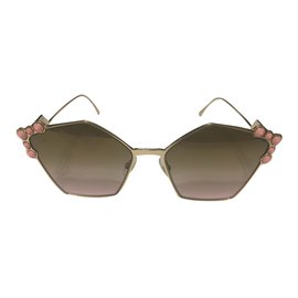 Fendi-oversize sunglasses-Rose
