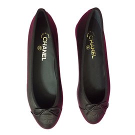 Chanel-Ballerines-Noir