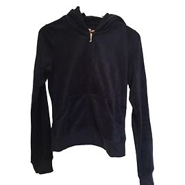 Giacca con zip Juicy Couture blu navy cotone M Blu navy