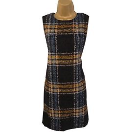 Hobbs Vestidos Azul Amarelo Azul marinho