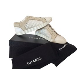 Chanel-Turnschuhe-Weiß