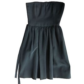 Robe de soirée bustier noire Lanvin Noir