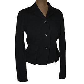 Paul Smith Black Viscose Jacket Size 42 Black