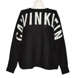 Calvin Klein Strickwaren Schwarz Weiß