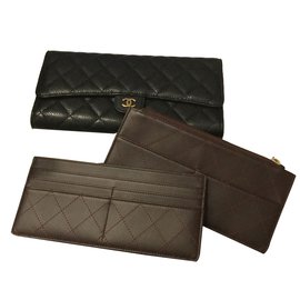 Chanel-wallets-Black