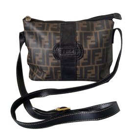 Fendi-Handbags-Black,Khaki