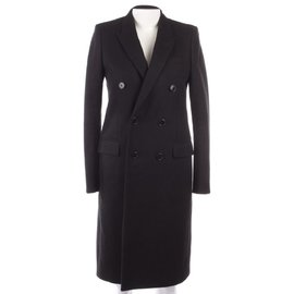 Saint Laurent-Men Coats Outerwear-Black