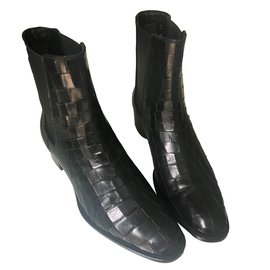 Saint Laurent-Ankle boots-Black