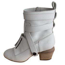 Fendi-Ankle boots-White