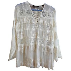 The Kooples Tops Blanco roto