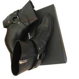 Saint Laurent-Ankle boots-Black