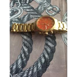 Autre Marque-Brera Orologi gold wristwatch-Red,Golden,Coral