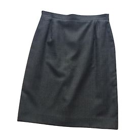 Loro Piana Wollrock grau Grau