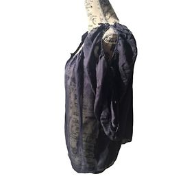 Camicetta Marc Jacobs in seta blu navy con spalle scoperte Blu navy