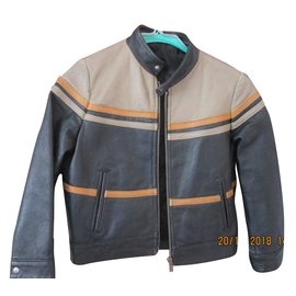 Autre Marque Leather Motorcycle Jacket Boy Other