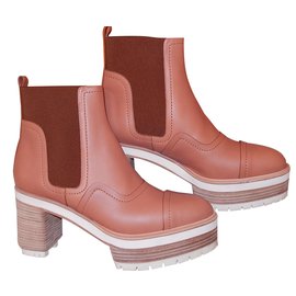 Hermès Bottines Beige