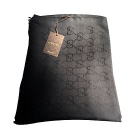 Gucci Scarf Monogram Black