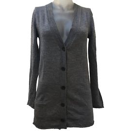 Colete longo de lã cinza Zadig & Voltaire Cinza