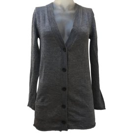 Zadig & Voltaire Weste aus Wolle Grau Grau