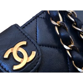 Chanel-TIMELESS(formerly Mademoiselle)-Navy blue