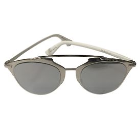 Christian Dior Reflected Sunglasses Silver Metal Silvery