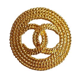 Chanel Broche vintage Doré