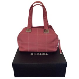 Chanel-Bolsa de compras-Rosa