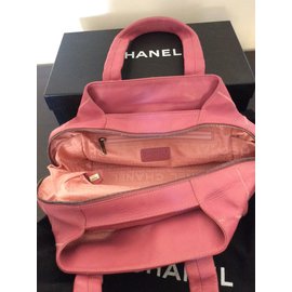 Chanel-Bolsa de la compra-Rosa