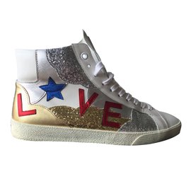 Saint Laurent-Men's sneakers-White
