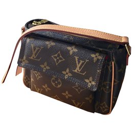 Louis Vuitton-Handbag-Brown
