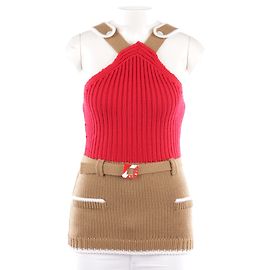 Miu Miu Tops Brown Red