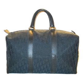 Christian Dior-vintage Boston 45 voyage Dior oblique-Blue