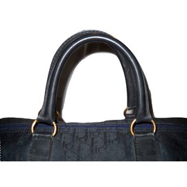 Christian Dior-vintage Boston 45 voyage Dior oblique-Blue