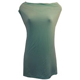 Robe Roberto Cavalli Verte en Viscose Vert