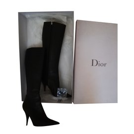 Christian Dior-Bottes-Noir