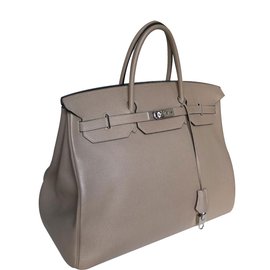 Hermès-Handbag-Grey
