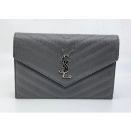 Yves Saint Laurent-Necessaire-Cinza antracite