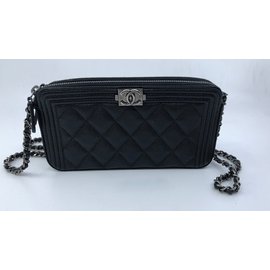 Chanel-Clutch Bag-Black