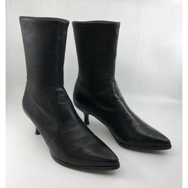 Stuart Weitzman-Bottines-Noir