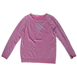 Maje Strickpullover rosa Viscose Größe 1 Pink
