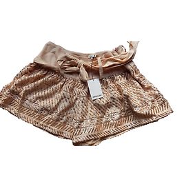 Short sequin manoush rose Pink