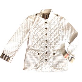 Burberry Brit Jacke Weiß