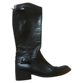 Autre Marque-Pastelle boots-Black