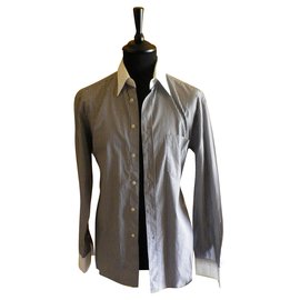 Camisa Valentino de algodón gris Gris
