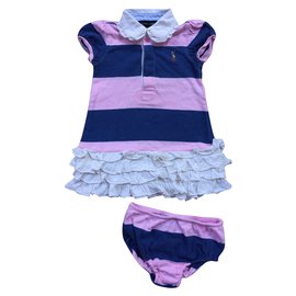 Ralph Lauren-Girl sets-Pink,White,Navy blue