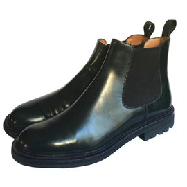 Church's-boots-Dark green